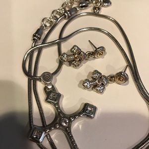 Retired Brighton 2 piece necklace and earring set